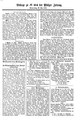 Pfälzer Zeitung Donnerstag 16. Mai 1861