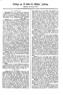 Pfälzer Zeitung Mittwoch 30. Oktober 1861
