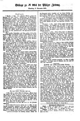 Pfälzer Zeitung Samstag 9. November 1861