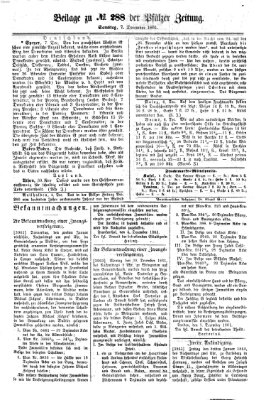 Pfälzer Zeitung Samstag 7. Dezember 1861
