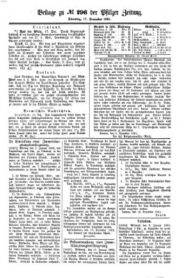 Pfälzer Zeitung Dienstag 17. Dezember 1861