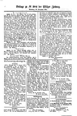 Pfälzer Zeitung Samstag 28. Dezember 1861