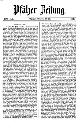 Pfälzer Zeitung Samstag 10. Mai 1862