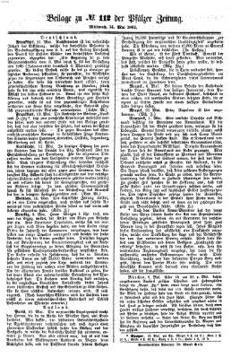 Pfälzer Zeitung Mittwoch 14. Mai 1862