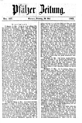 Pfälzer Zeitung Dienstag 20. Mai 1862