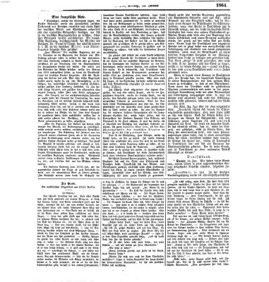 Pfälzer Zeitung Freitag 15. Januar 1864