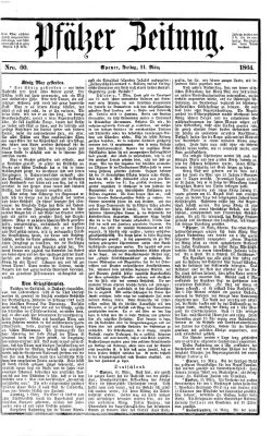 Pfälzer Zeitung Freitag 11. März 1864