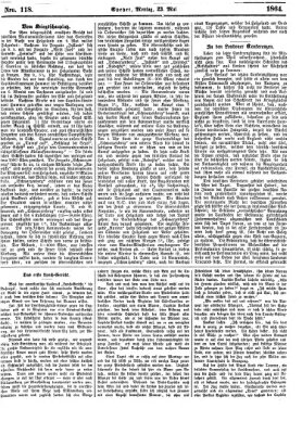 Pfälzer Zeitung Montag 23. Mai 1864