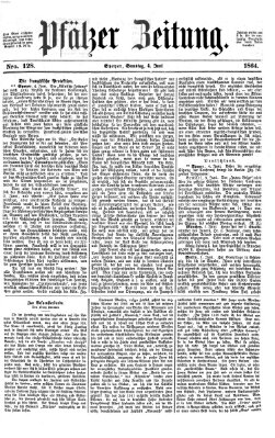 Pfälzer Zeitung Samstag 4. Juni 1864