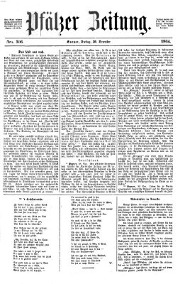 Pfälzer Zeitung Freitag 30. Dezember 1864