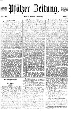 Pfälzer Zeitung Mittwoch 6. September 1865