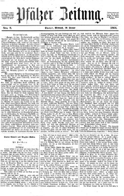 Pfälzer Zeitung Mittwoch 10. Januar 1866