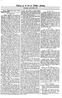 Pfälzer Zeitung Mittwoch 28. März 1866
