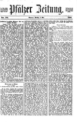 Pfälzer Zeitung Freitag 4. Mai 1866
