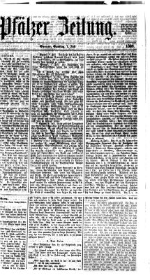 Pfälzer Zeitung Samstag 7. Juli 1866