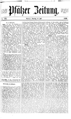 Pfälzer Zeitung Samstag 21. Juli 1866