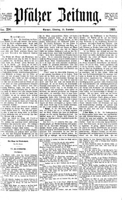 Pfälzer Zeitung Dienstag 18. Dezember 1866