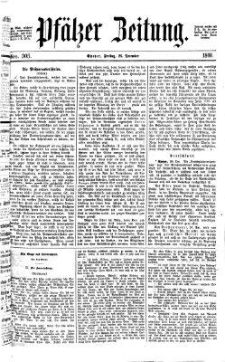 Pfälzer Zeitung Freitag 28. Dezember 1866