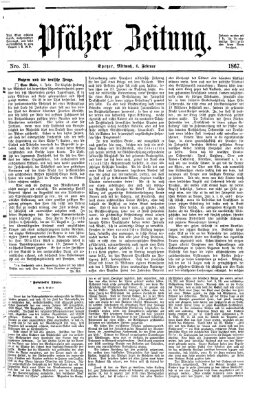 Pfälzer Zeitung Mittwoch 6. Februar 1867