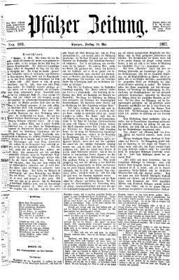Pfälzer Zeitung Freitag 10. Mai 1867