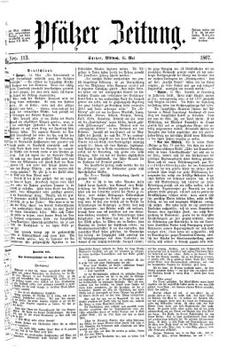 Pfälzer Zeitung Mittwoch 15. Mai 1867