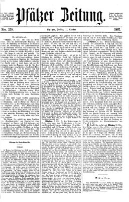 Pfälzer Zeitung Freitag 11. Oktober 1867