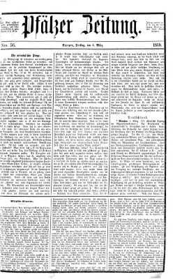 Pfälzer Zeitung Freitag 6. März 1868