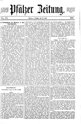 Pfälzer Zeitung Freitag 31. Juli 1868