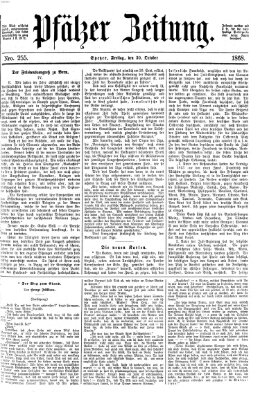 Pfälzer Zeitung Freitag 30. Oktober 1868