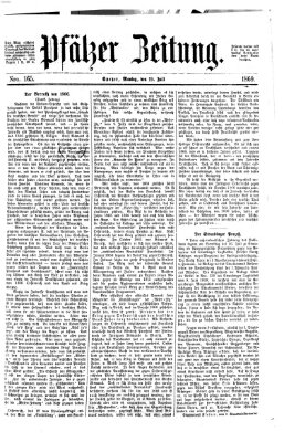 Pfälzer Zeitung Montag 19. Juli 1869