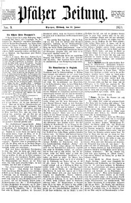 Pfälzer Zeitung Mittwoch 12. Januar 1870
