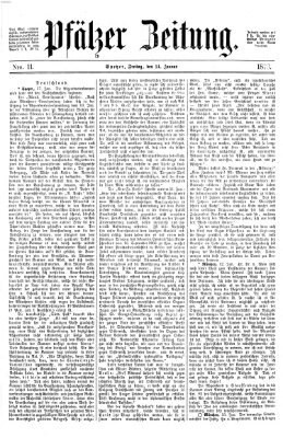 Pfälzer Zeitung Freitag 14. Januar 1870