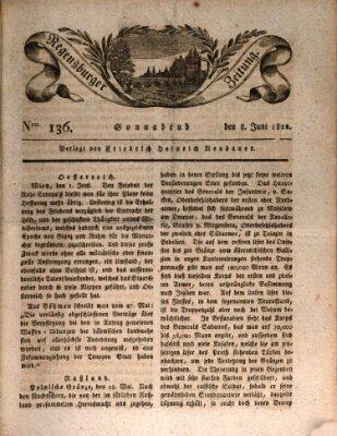 Regensburger Zeitung Samstag 8. Juni 1822