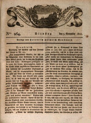 Regensburger Zeitung Dienstag 5. November 1822