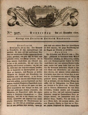 Regensburger Zeitung Donnerstag 26. Dezember 1822