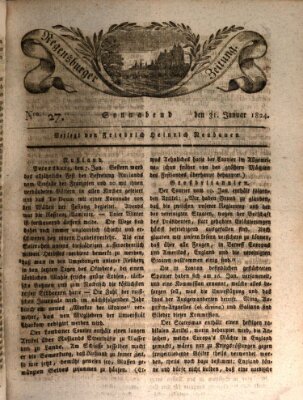 Regensburger Zeitung Samstag 31. Januar 1824
