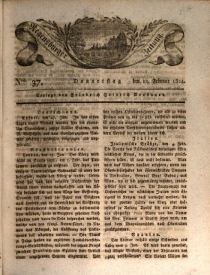 Regensburger Zeitung Donnerstag 12. Februar 1824