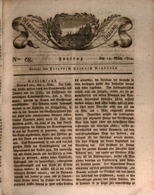 Regensburger Zeitung Freitag 19. März 1824