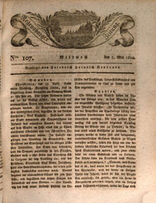 Regensburger Zeitung Mittwoch 5. Mai 1824