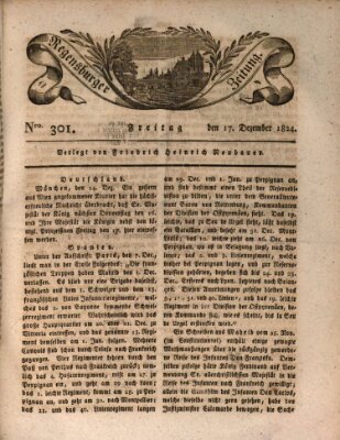 Regensburger Zeitung Freitag 17. Dezember 1824