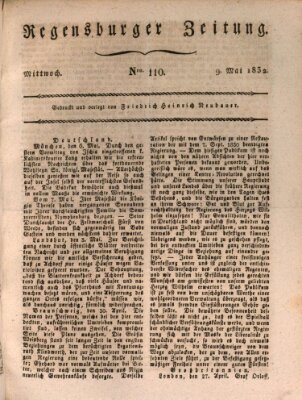 Regensburger Zeitung Mittwoch 9. Mai 1832