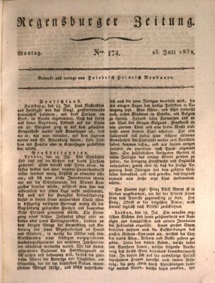 Regensburger Zeitung Montag 23. Juli 1832
