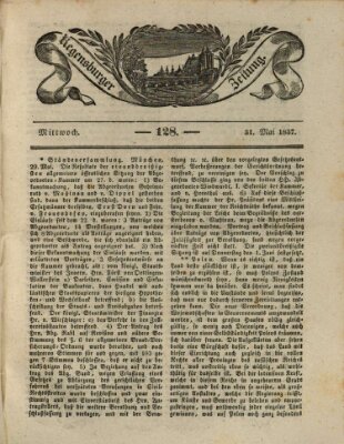 Regensburger Zeitung Mittwoch 31. Mai 1837