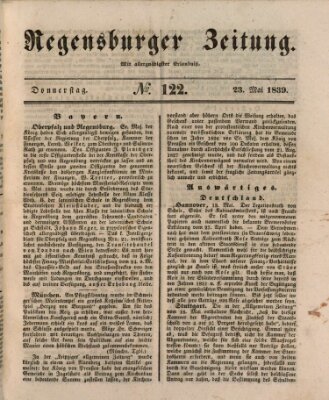 Regensburger Zeitung Donnerstag 23. Mai 1839