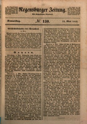 Regensburger Zeitung Donnerstag 12. Mai 1842