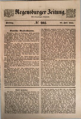 Regensburger Zeitung Freitag 26. Juli 1844