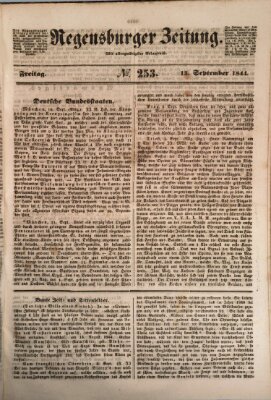 Regensburger Zeitung Freitag 13. September 1844