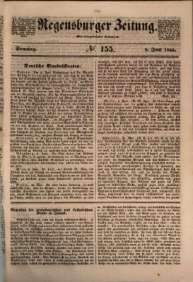 Regensburger Zeitung Sonntag 8. Juni 1845