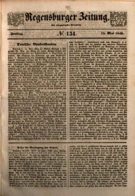 Regensburger Zeitung Freitag 15. Mai 1846