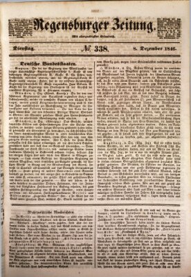 Regensburger Zeitung Dienstag 8. Dezember 1846